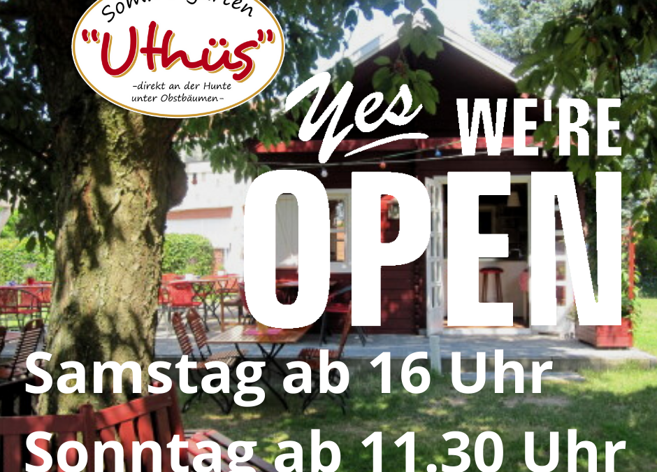 OPEN AGAIN!