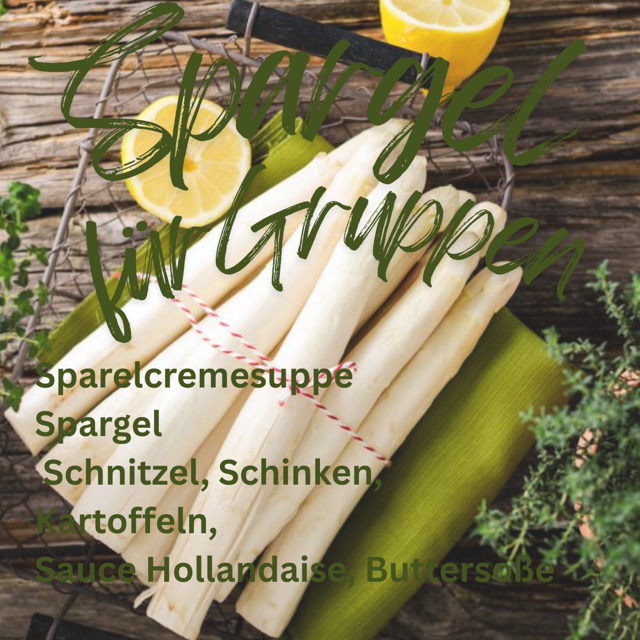 Spargel für Gruppen