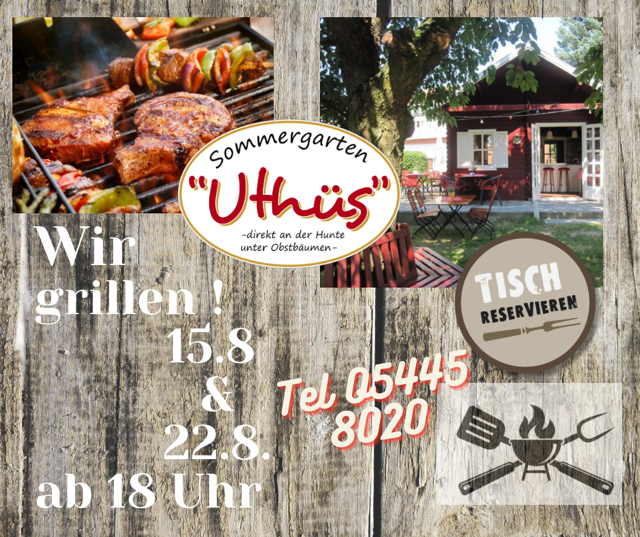 15.08. & 22.08. Grillen